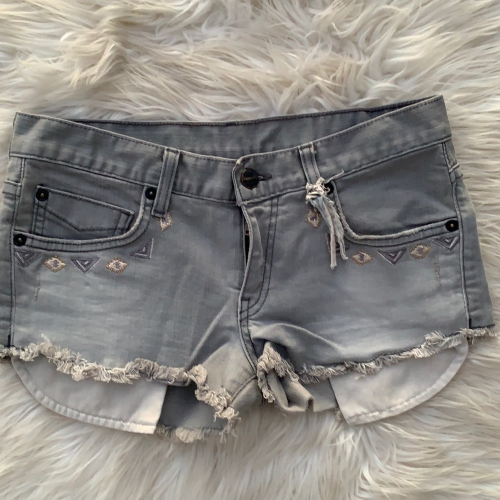 Micro Mini Denim Vans Skirt
